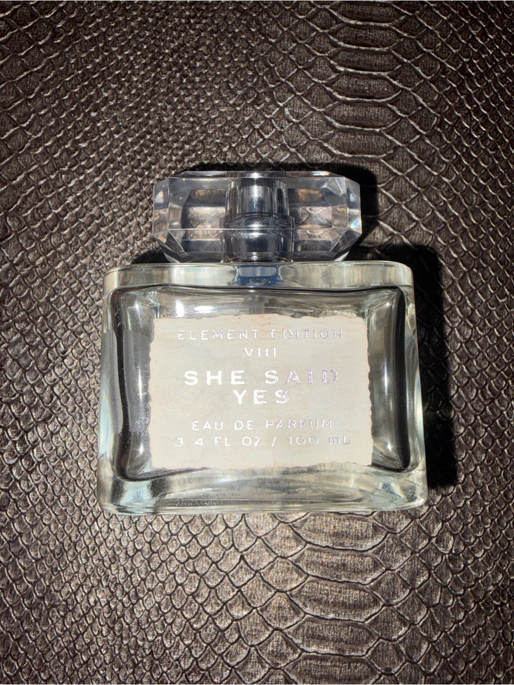 She said yes perfume by tru fragrance sprayed once super beautiful scent!